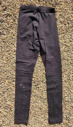 N44	dívčí legíny s kamínky vel. 158, 158