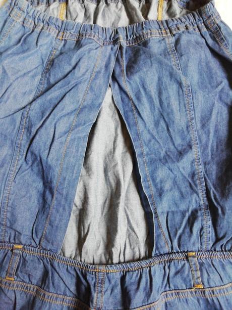 Džínový overal tezenis, velikost m, tezenis,m