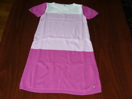 Nové úpletové šaty benetton, vel. 140, benetton,140