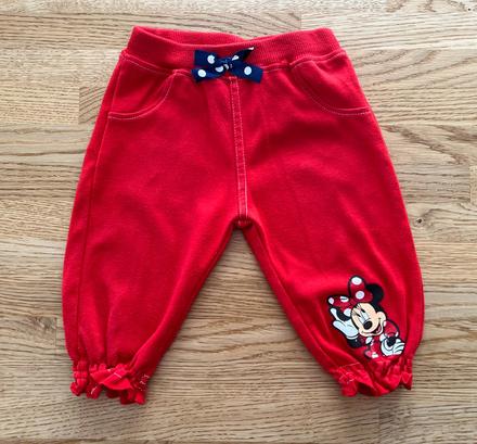 3/4 tepláky & kalhoty disney s minnie vel. 86/92, disney,86