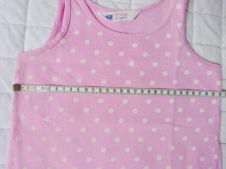 Puntíkovaný nátělník, h&m,116