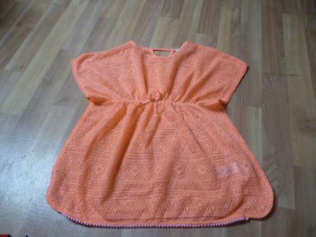 Neon přehoz na plavky vel. 8-10, primark,134