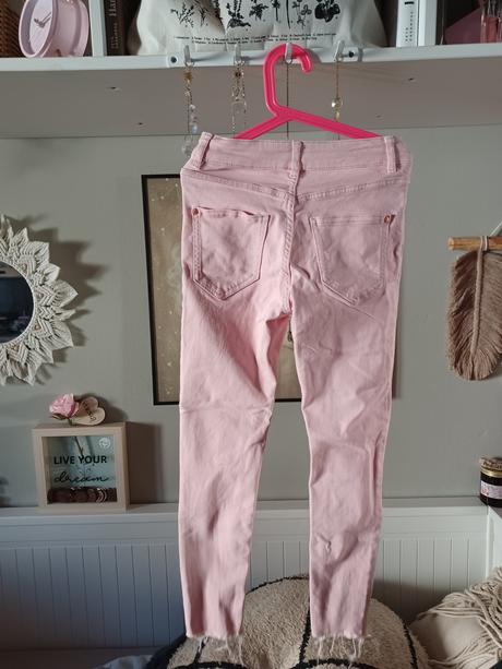 Světle růžové džíny slimky lindex, lindex,140