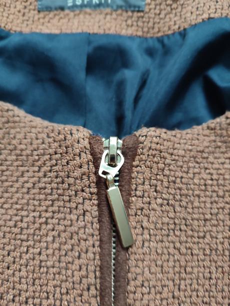 Hnědý kabát esprit, velikost 38, esprit,38
