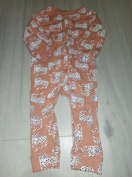 3x žebrované overaly s žirafy, slony 80 next, next,80