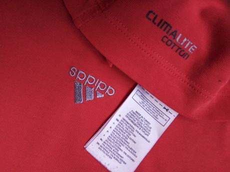 Červené tričko zn."adidas" vel."m", adidas,m