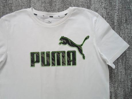 Bílé tričko triko krátký rukáv puma, puma,146