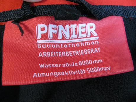 Softshellová červená bunda pfnier, l