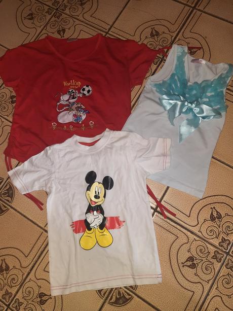 Dívčí trička mix vel. 98 - 104, disney,98