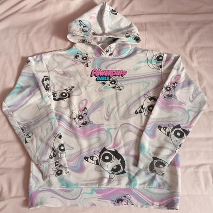 Dívčí mikina s kapucí the powerpuff girls h&m, h&m,170