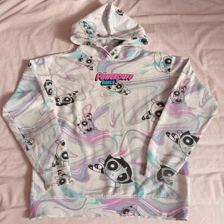 Dívčí mikina s kapucí the powerpuff girls h&m, h&m,170