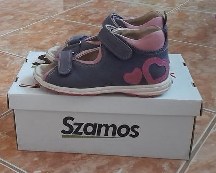Celokožené letní sandálky szamos v.30, 30