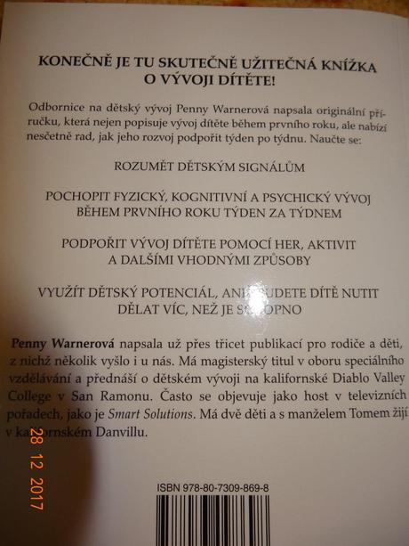 Pvrní rok vašeho děťátka - penny warnerová,