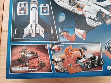 Lego city 60226 raketoplán zkoumající mars,