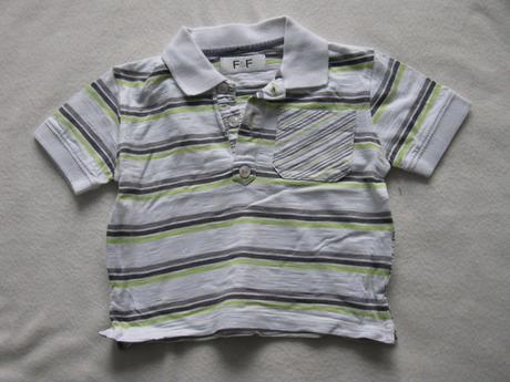 Proužkované tričko s límečkem, f&f,86