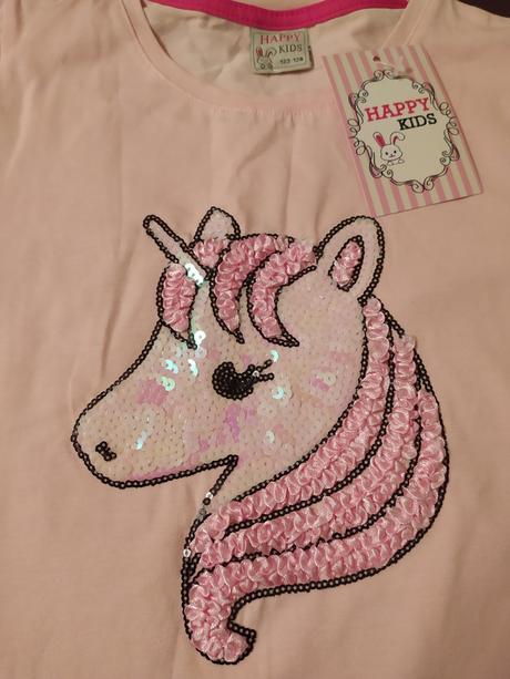 Tričko s jednorožcem vel. 122/128, 122
