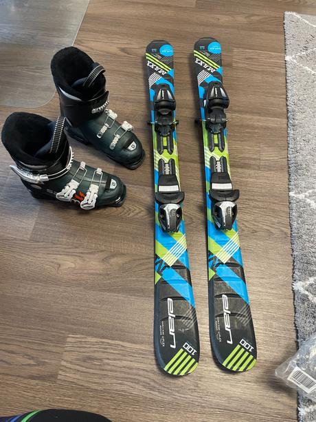 Lyžáky, salomon,100-109 cm