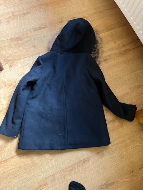 Krasný kvslitni, teplý, vlněný kabátek zara, zara,158