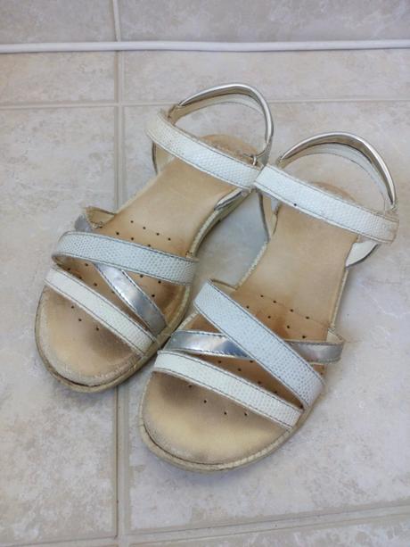 Letní páskové kožené sandálky geox, geox,31