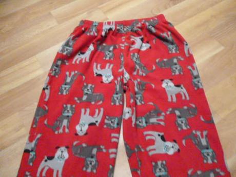 Veselé flís kalhoty vel. 8 l, 128