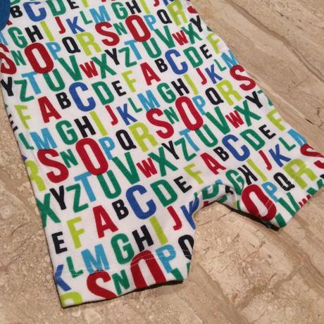 Písmenkový letní bavlněný overal, mothercare,56