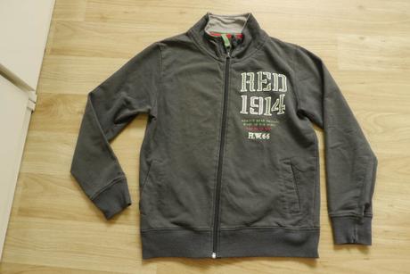 Seda mikina na zip 124/140, 134