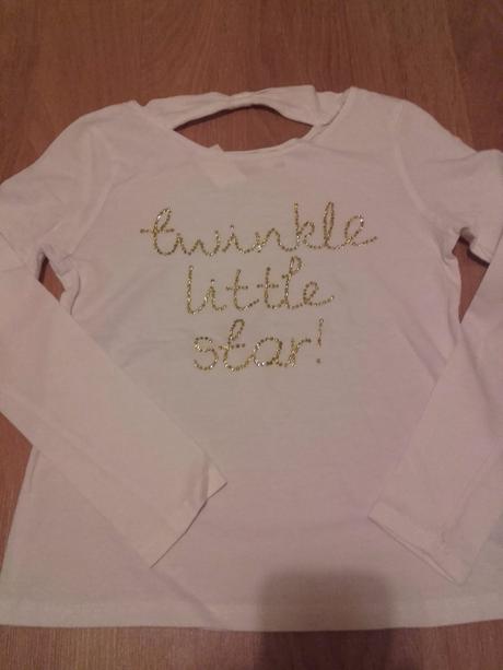 Tričko twinkle little star 122/128, h&m,122