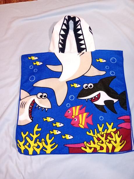 Dětské pončo s kapucí, 110