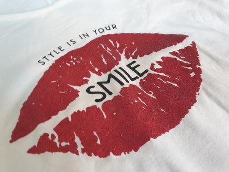 Dívčí triko s širokým lemem, 164