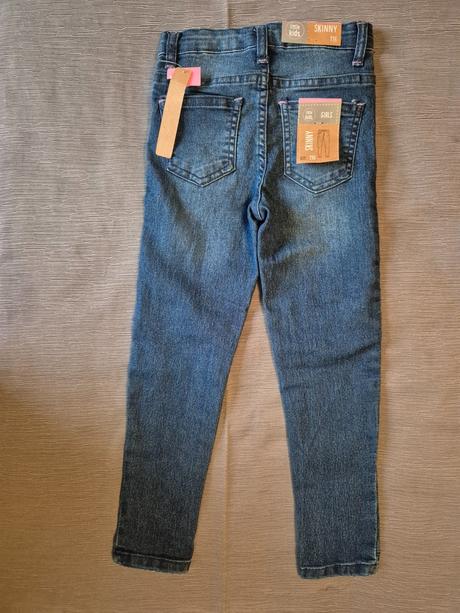 Dívčí džíny s výšivkou little kids vel. 116, 116