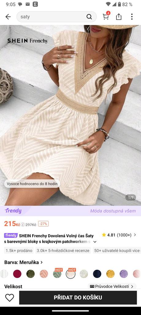 Dámské letní šaty, l