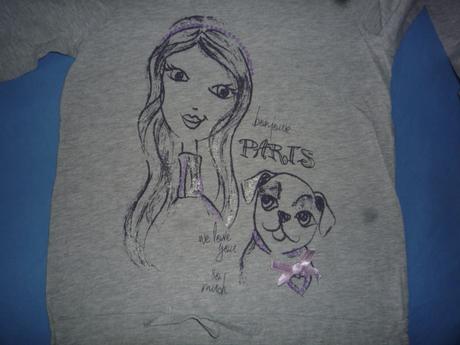 Dlouhé triko s aplikací vel. 146-152 tchibo, tchibo,146