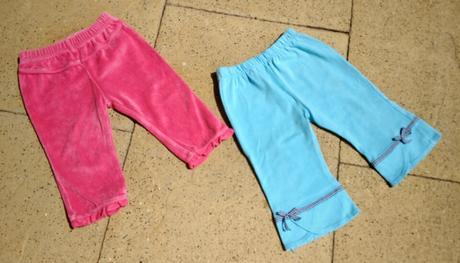 Tenké tepláky / tepláčky s mašličkami, 74