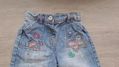 Dívčí džínové 3/4 kalhoty next, vel. 92, next,92