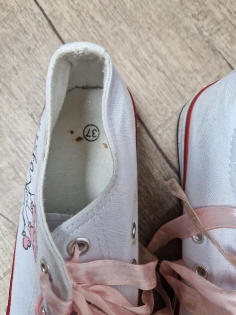 Ručně malované tenisky pro družičku, 37