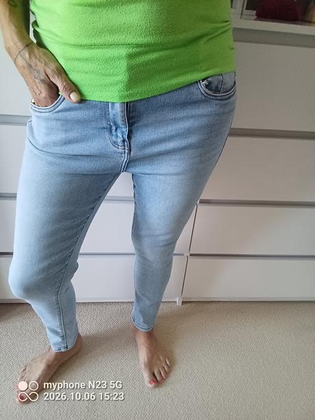 Rifle sv modré zn."m'.sara denim" vel "34", denim,34