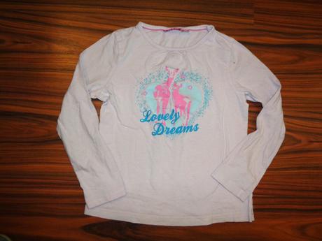 Fialkové tričko se srdíčkem 122/128, pepperts,122