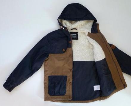 Zateplená bunda s kapucí vel. 158, 158