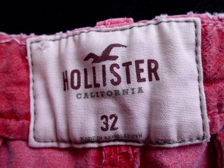 Chino červenoružový melír 32, hollister,m