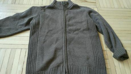 Hnědý svetr rozpínací vel. 110 cm (4-5 let) zara, zara,110
