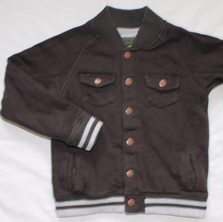 C271. hnědá jarní bavlněná bunda, 116