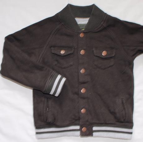 C271. hnědá jarní bavlněná bunda, 116