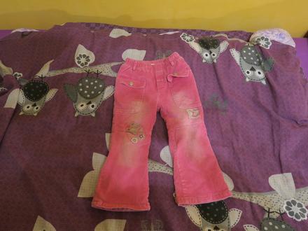 Teplé manšestráky podšité, 98