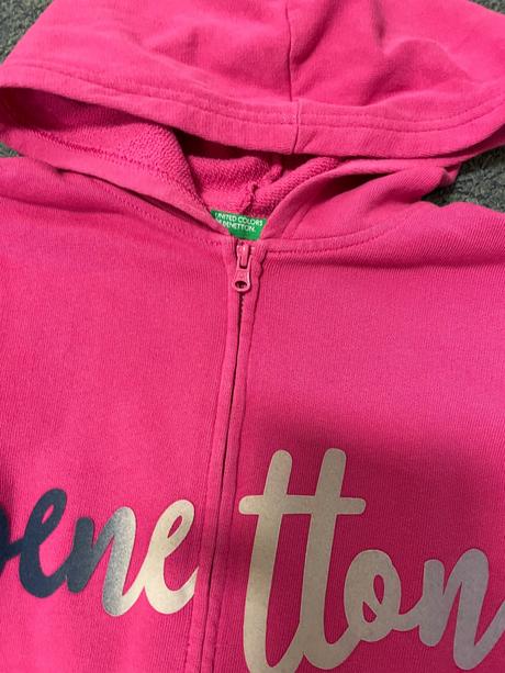 Benetton mikina a vesta 140-146, benetton,140