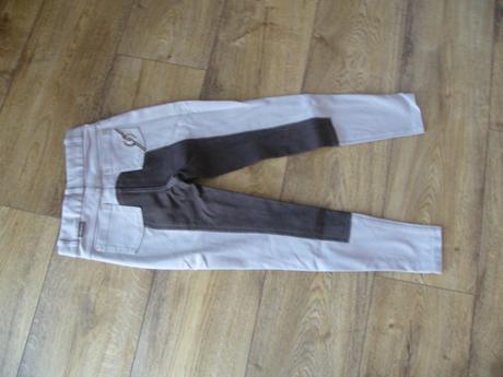 Dětské rajtky, vel.134, celokožený set, top stav, 134