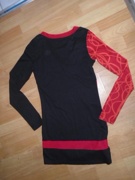 Tunika desigual vel s, desigual,s