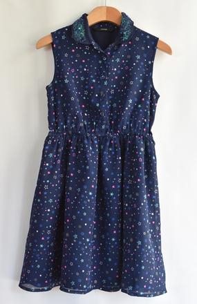 Šaty vel. 9 - 10 let, george,140