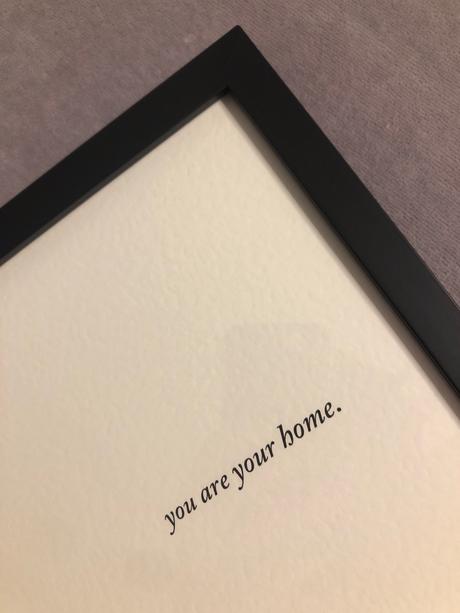 Nové obraz rám umělec.autor.tisk you are your home,