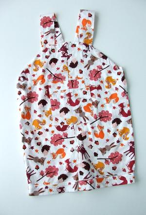 L318 plátěné kraťasy se zvířátky vel. 92, 92