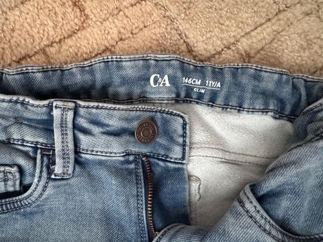 Džíny - termo, c&a,146